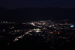 埼玉・美の山公園からの夜景（好天候）