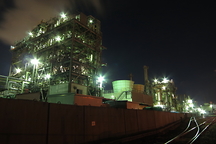 コンデジの作例：川崎工場夜景