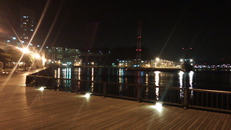横須賀・ヴェルニー公園の夜景